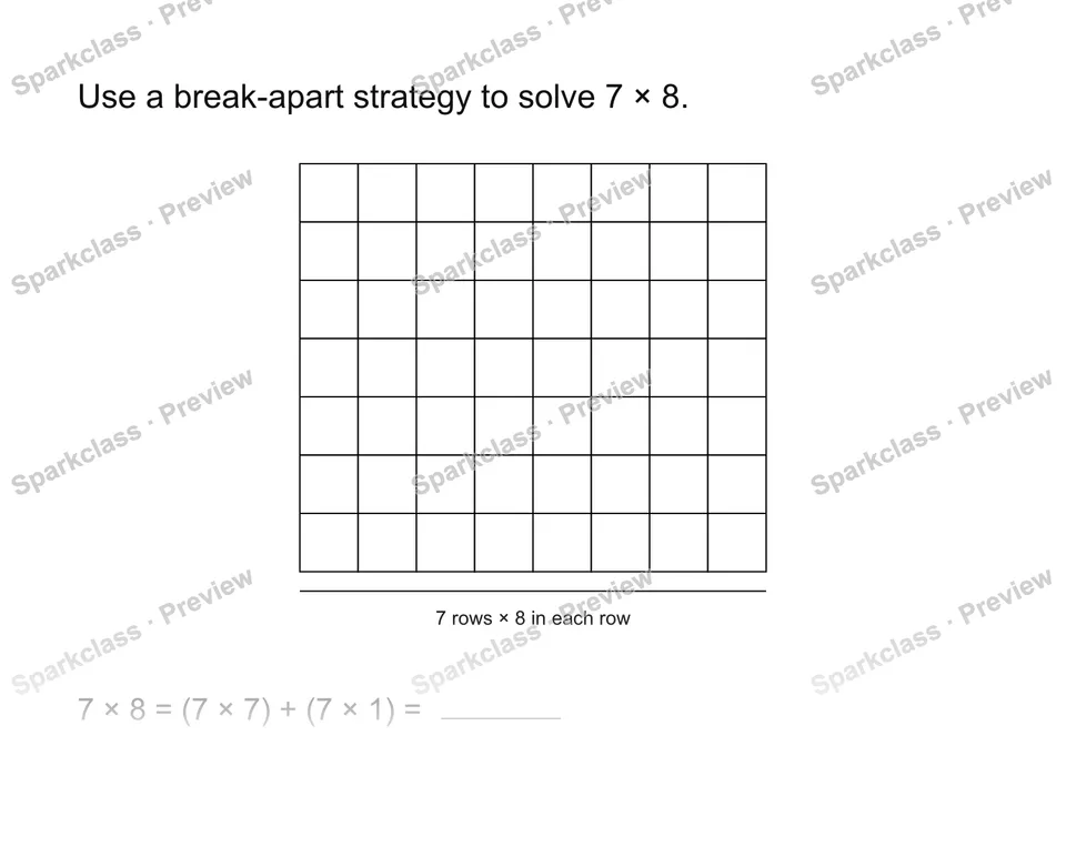 Use a break-apart strategy — page 1