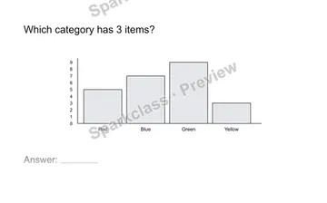 Read a measurement graph — Grade 2 problem preview