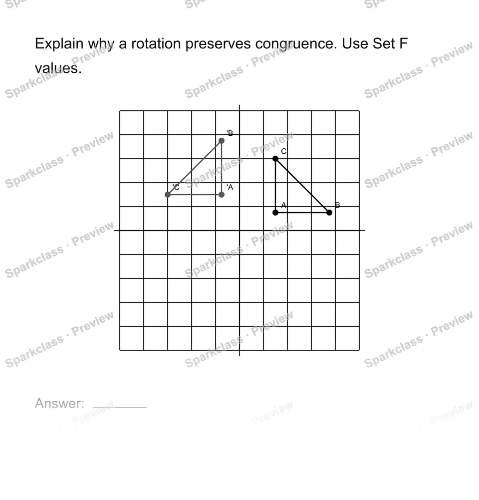 Justify congruence by transformations — page 1