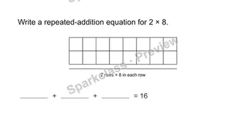 Use repeated addition — Grade 3 problem preview