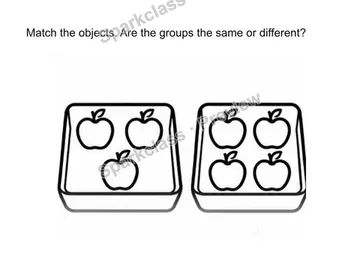 Use matching to justify comparison — Kindergarten problem preview