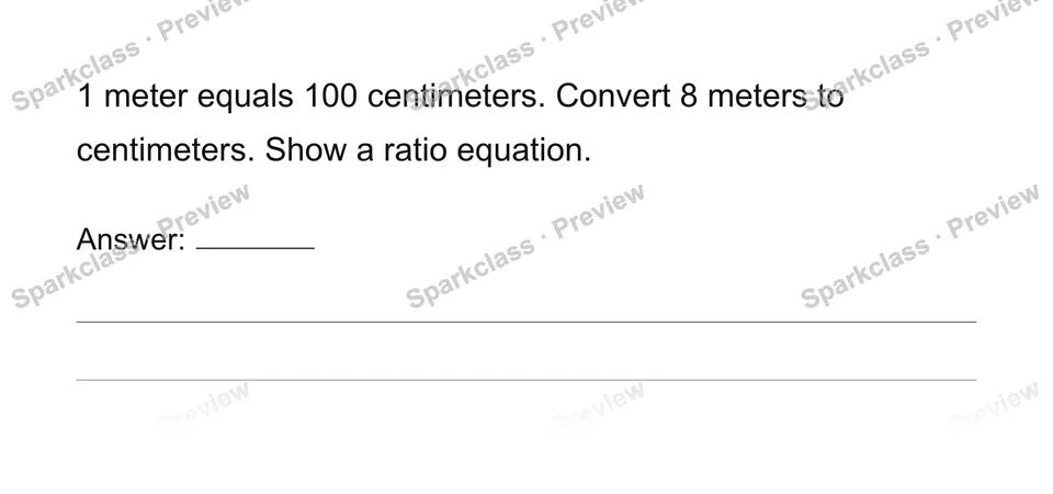 Convert measurement units with ratios — page 1