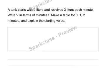Write equations for quantitative relationships — Grade 6 problem preview