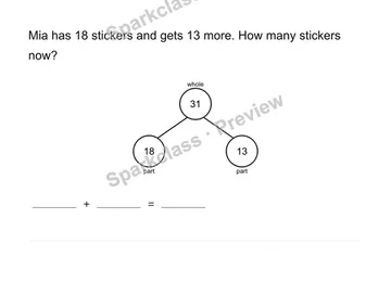 Find the total — Grade 2 problem preview