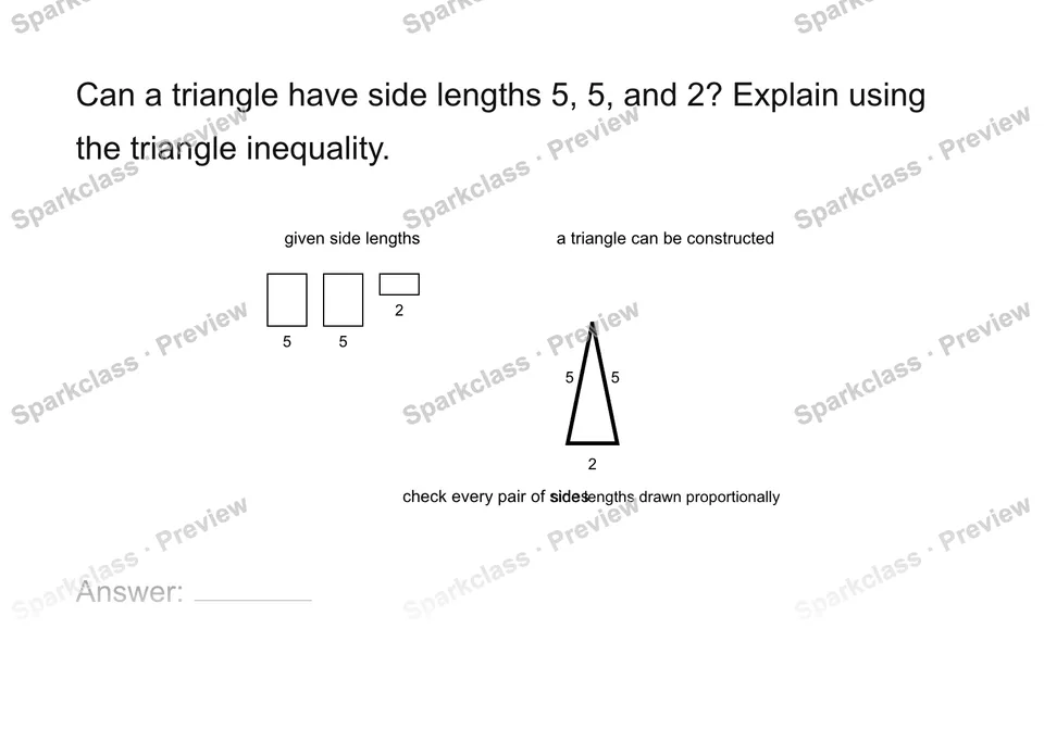 Test triangle existence — page 1
