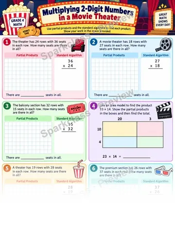 Multiply 2-Digit by 2-Digit Numbers — Grade 4 worksheet preview