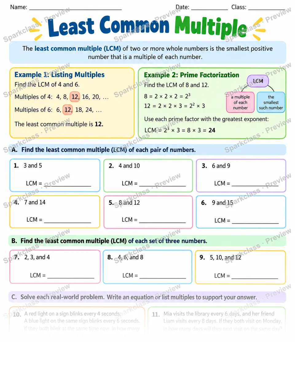 Lcm — page 1