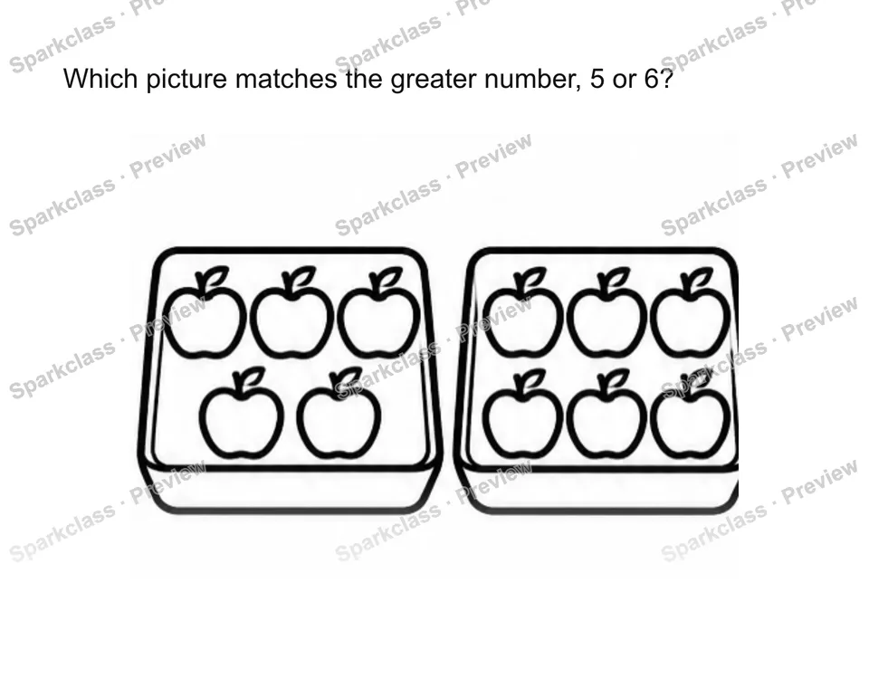 Connect numeral comparison to sets — page 1