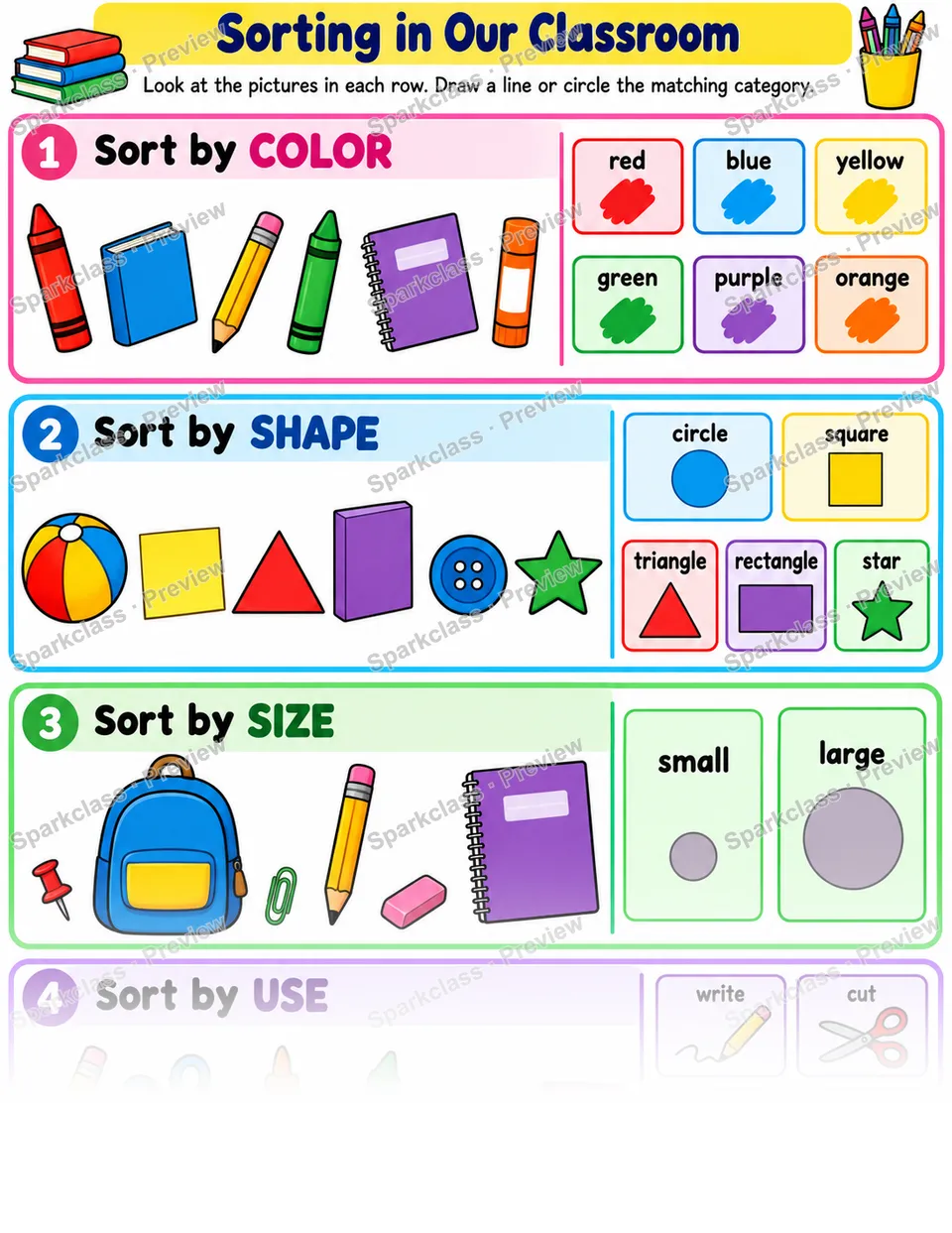 Basic Sorting in Our Classroom — page 1