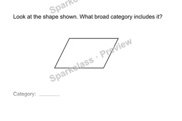 Classify a shape — Grade 3 problem preview