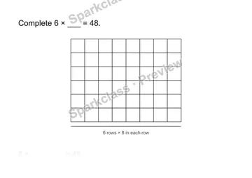 Use a known fact — Grade 3 problem preview