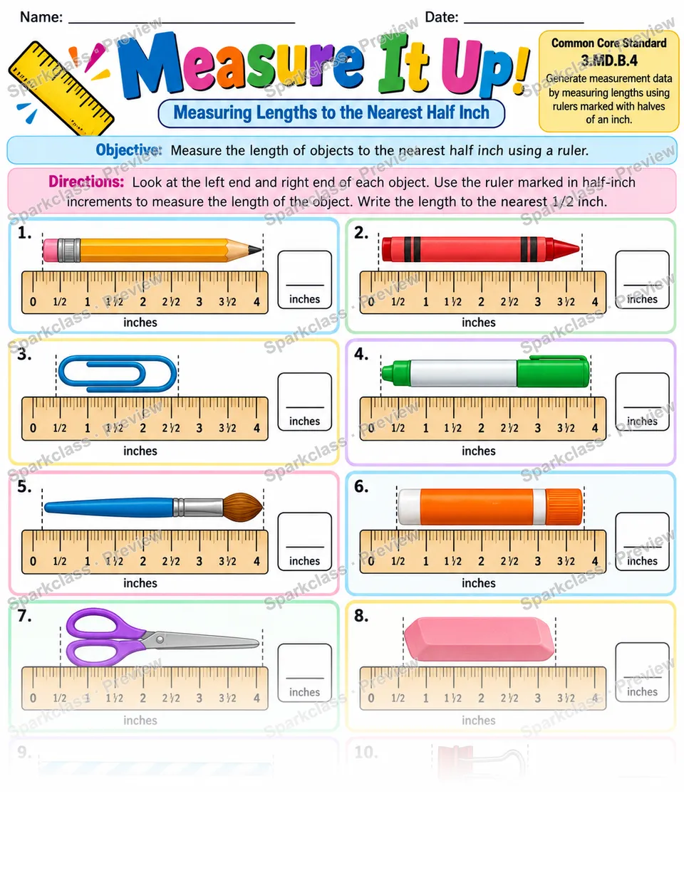 Measure Half Inch 01 — page 1