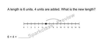 Use a length number line — Grade 2 problem preview