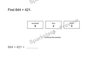 Add and subtract within 1,000 — Grade 2 problem preview