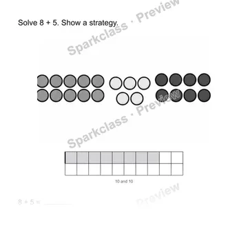 Add by making a ten — Grade 2 problem preview