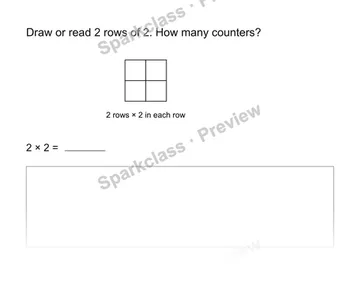 Read an array — Grade 2 problem preview