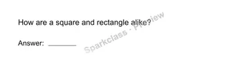 Compare shapes — Grade 1 problem preview