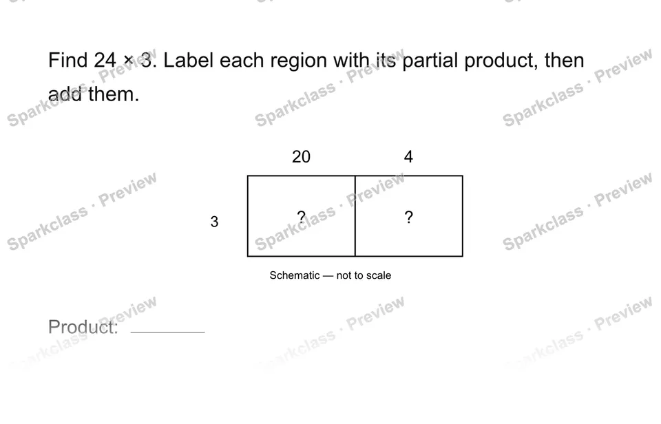 Area and partial products — page 1