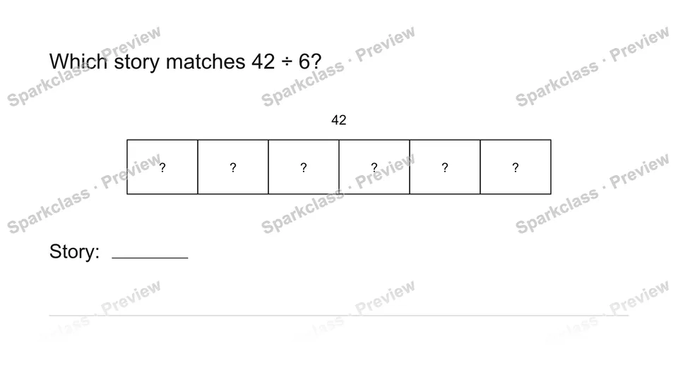 Match the division story — page 1
