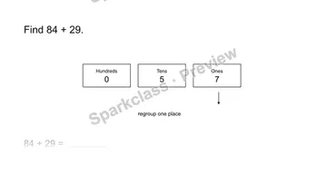Add or subtract within 100 — Grade 2 problem preview