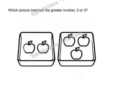 Connect numeral comparison to sets — Kindergarten problem preview