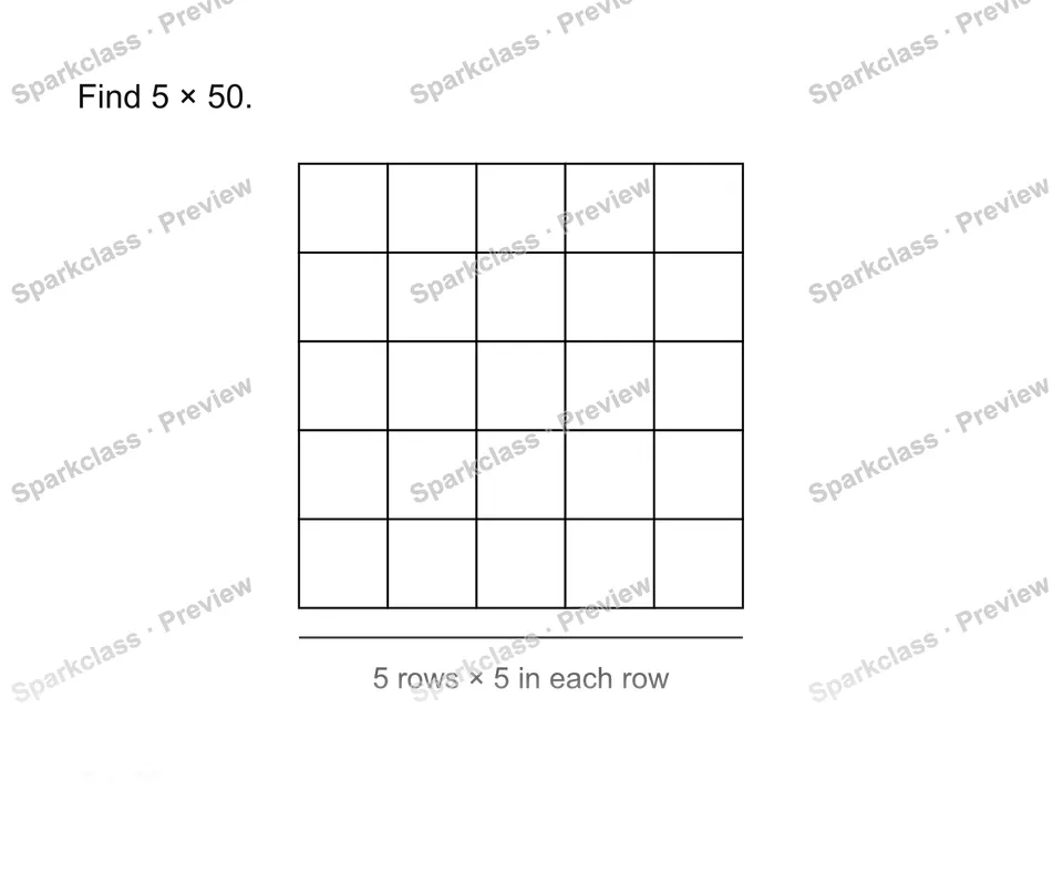 Multiply by a multiple of ten — page 1