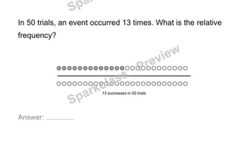 Find relative frequency — Grade 7 problem preview