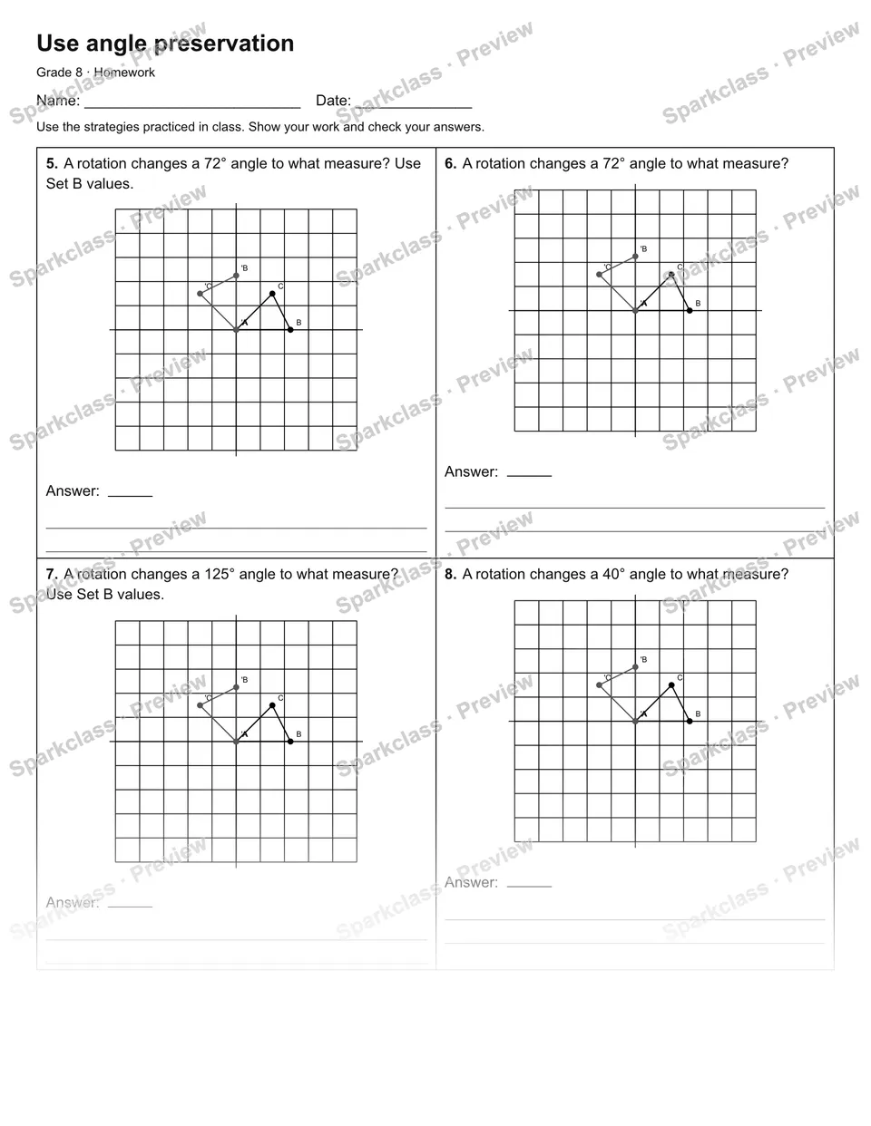 Use angle preservation — Homework — page 2