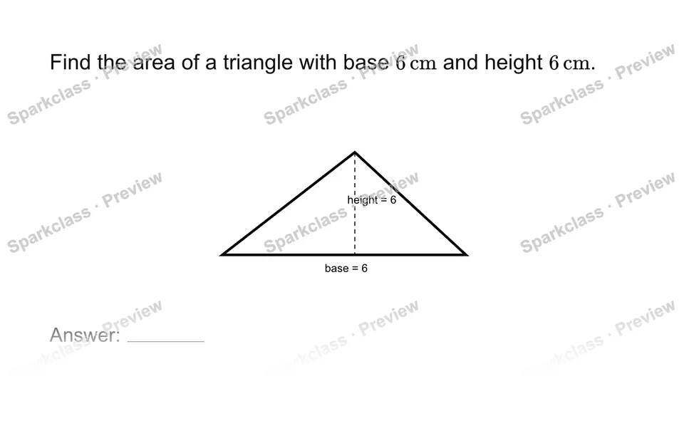 Find triangle area — page 1