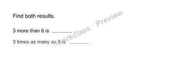 Distinguish more from times — Grade 4 problem preview