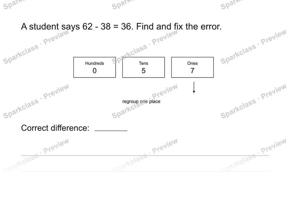 Fix a subtraction error — page 1