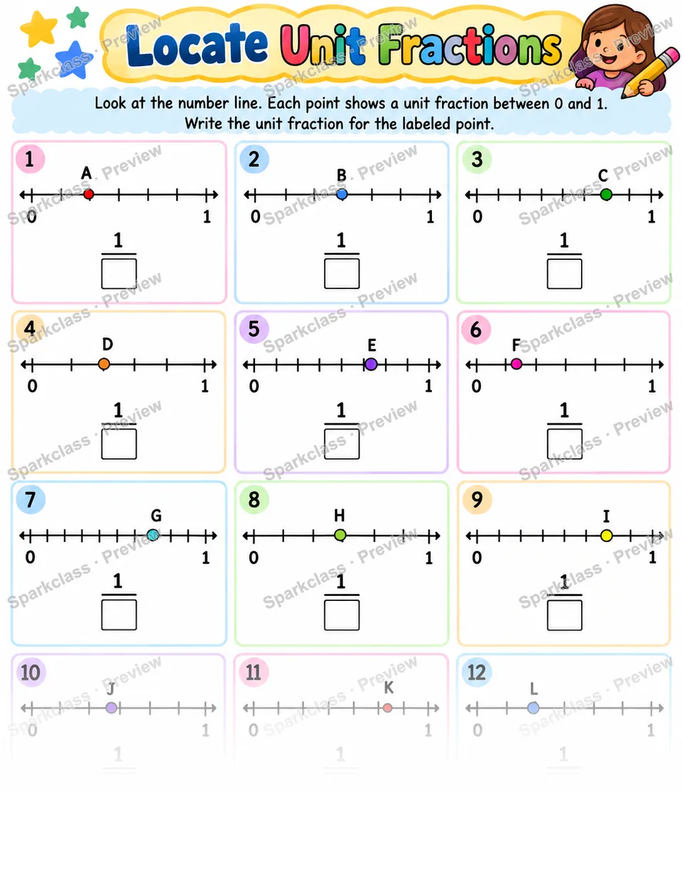 Locate Unit Fractions — page 1