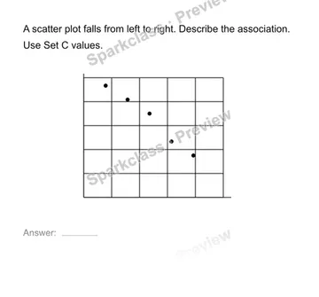 Describe positive negative or no association — Grade 8 problem preview