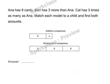Distinguish more from times as many — Grade 4 problem preview