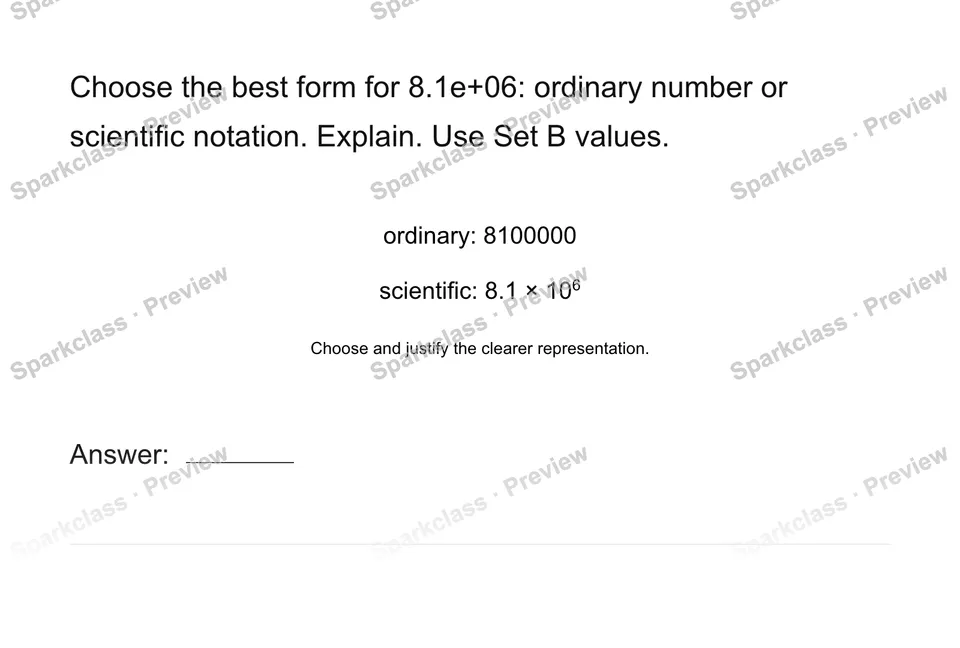 Choose an equivalent representation — page 1