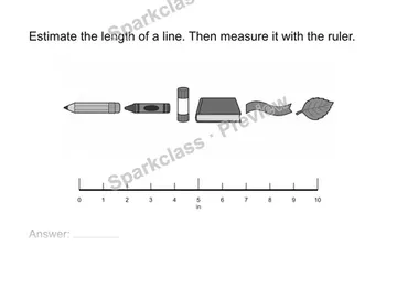 Estimate then measure — Grade 2 problem preview