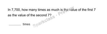 Recall a place-value relationship — Grade 4 problem preview