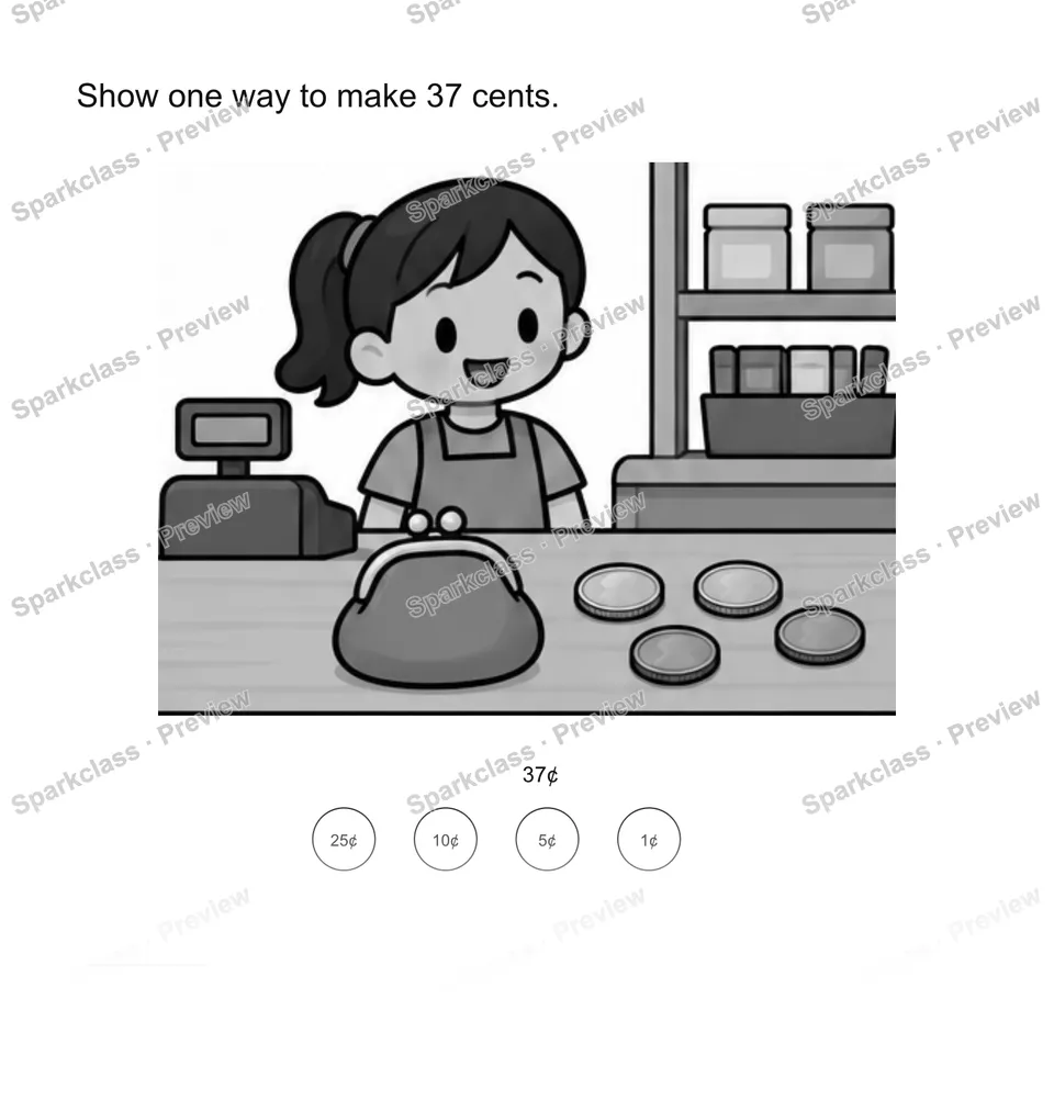 Make a coin amount — page 1