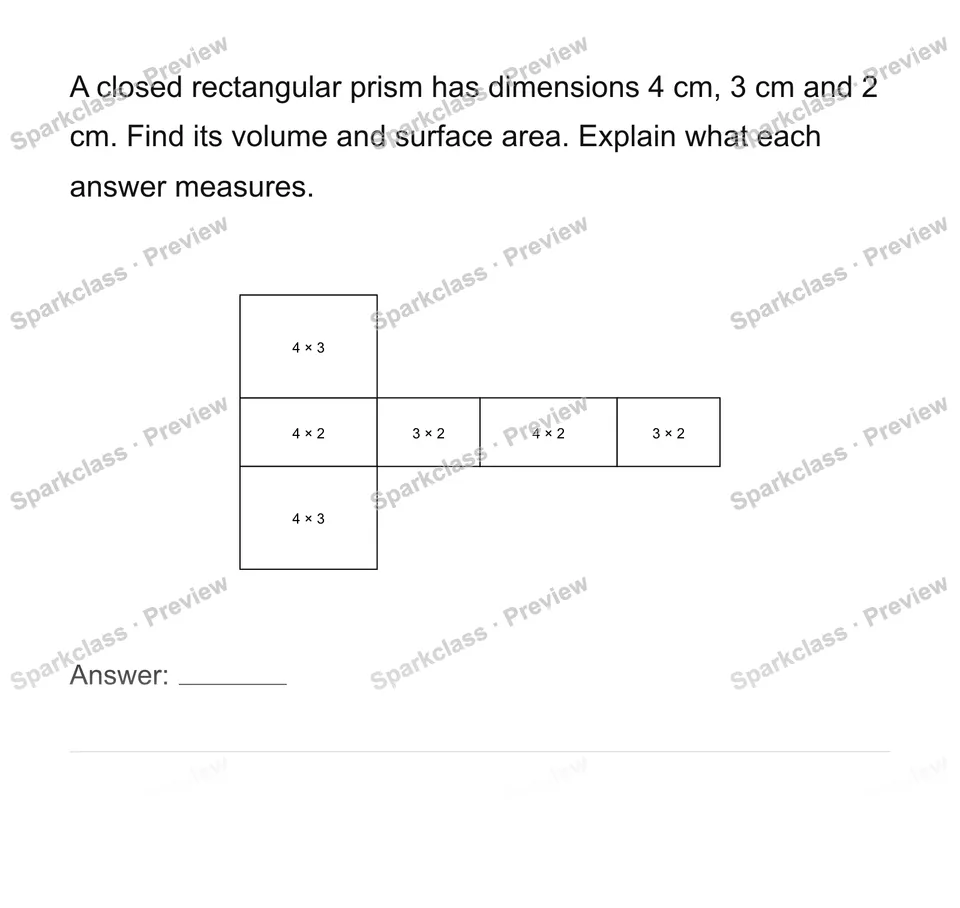 Compare surface area and volume — page 1