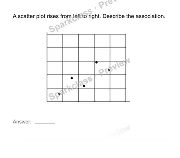 Describe positive negative or no association — Grade 8 problem preview