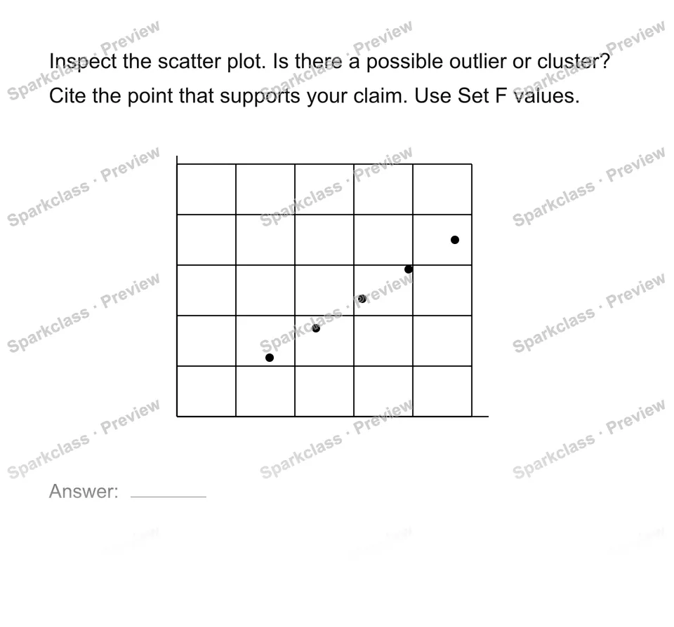 Identify clusters and outliers — page 1