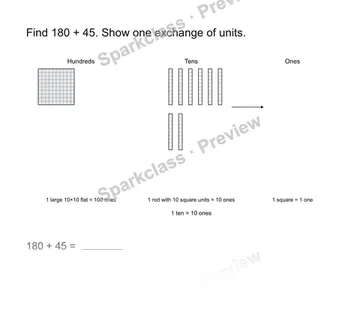 Add with an exchange — Grade 2 problem preview
