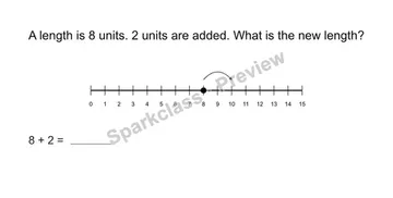 Use a length number line — Grade 2 problem preview
