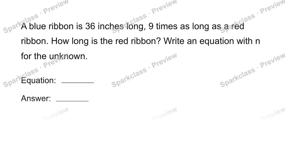 Solve a comparison — page 1