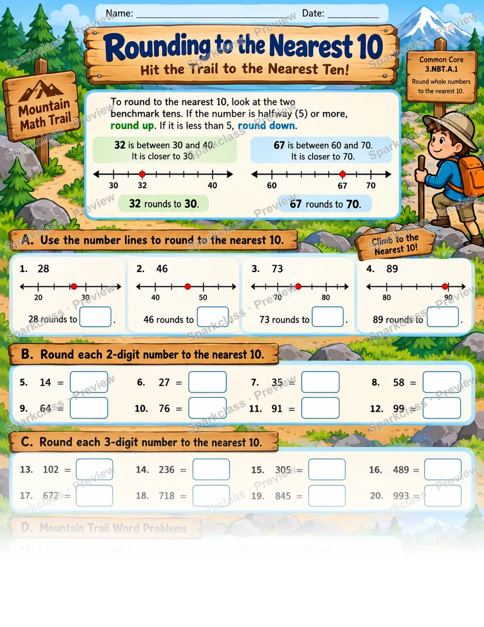 Round To Nearest 10 Mountain — page 1