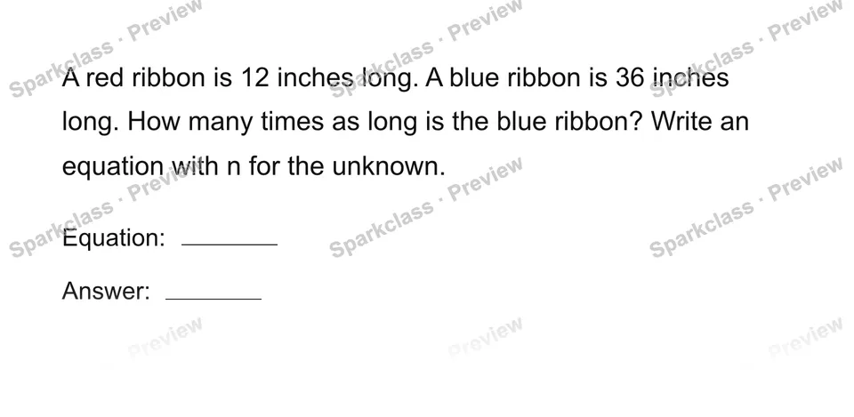 Solve a comparison — page 1