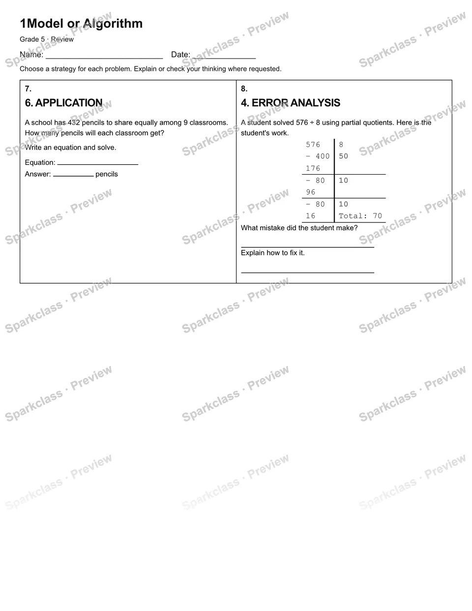 1Model or Algorithm — Review — page 2