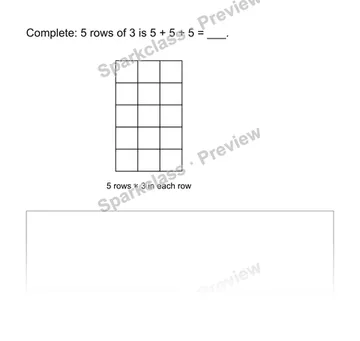 Read an array — Grade 2 problem preview