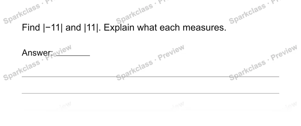 Distinguish absolute value from signed order — page 1