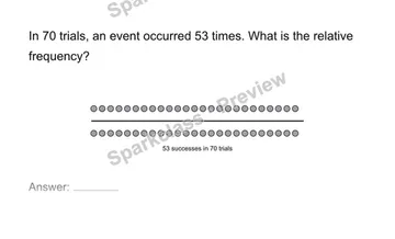 Find relative frequency — Grade 7 problem preview